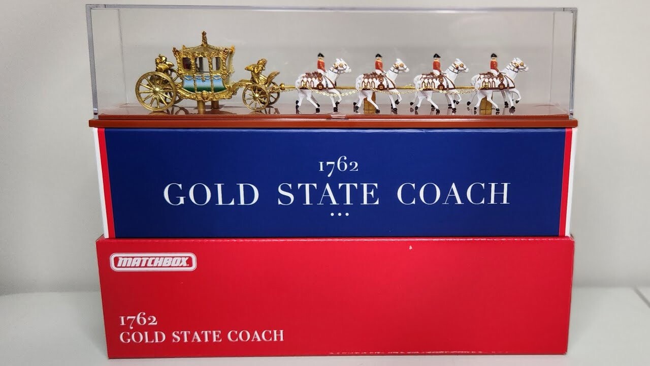 Mattel Creations Exclusive Matchbox Collectors Coronation Gold State