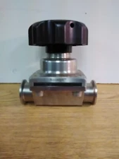 Aquasyn 1.5" 316L SFV1 Stainless Steel Sanitary Manual Diaphragm Valve A4725A