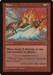 Blaze Portal Second Age MTG Uncommon Sorcery