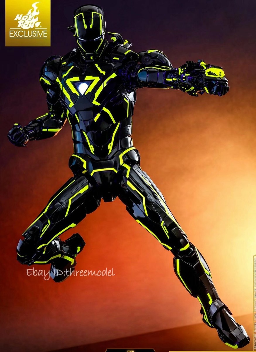 Hot Toys HT 1/6 MMS523D29 Iron Man 2 Iron Man Neon Tech Action