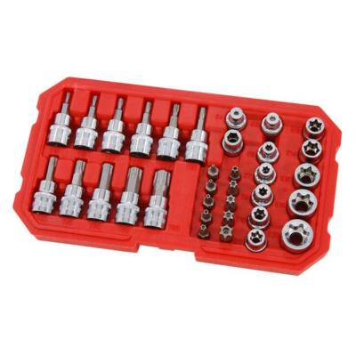 Torx Socket Set Star Bit E Sockets Female Male 35 Piece (Genuine Neilsen CT3625)