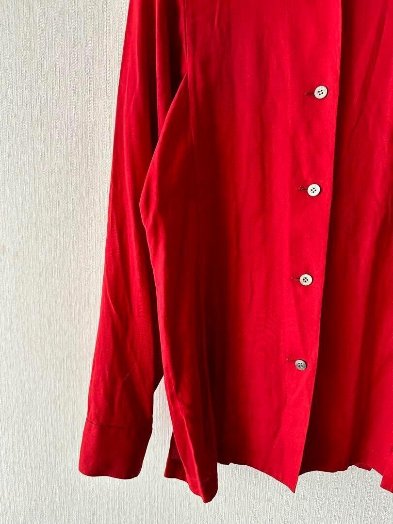 トップス Issey Miyake 97AW Red L/S Shirt Issey Miyake] Issey Miyake 97AW Red L/S Shirt used clothing