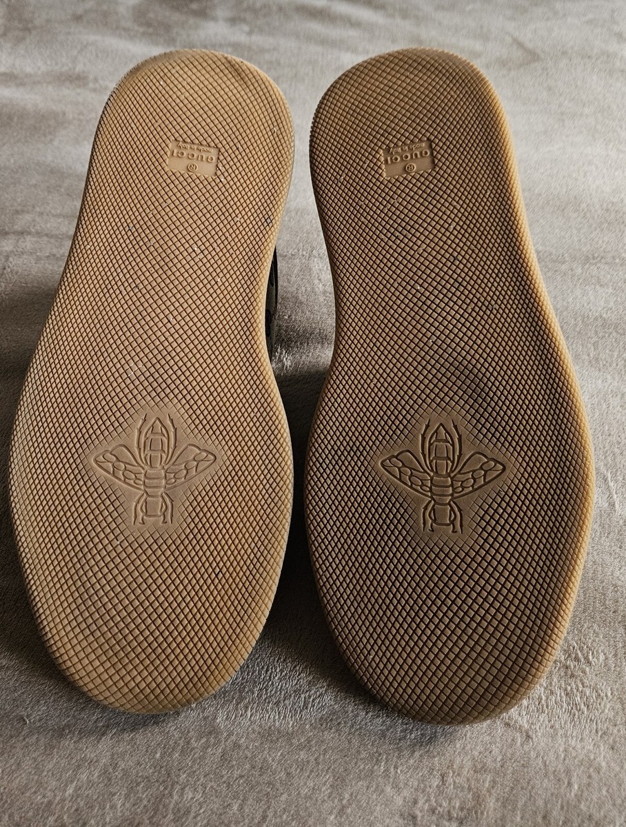 Gucci Men's Double Screener Canvas Low-Top Sneakers | eBay