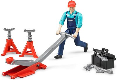 Bruder Bworld Man with Repair Shop Accessories Vehicle