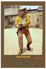 4"x6" MAGNET PRINT - "TEMPLE HOUSTON" JEFFREY HUNTER