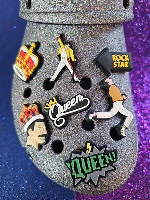 Queen Shoe Charms Freddie Mercury from Queen Shoe Charms Set of 7 Unbranded NNT