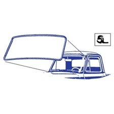 Windshield Seal w/ Groove for Chrome 1961-66 Ford Truck C1TB-8103110-B