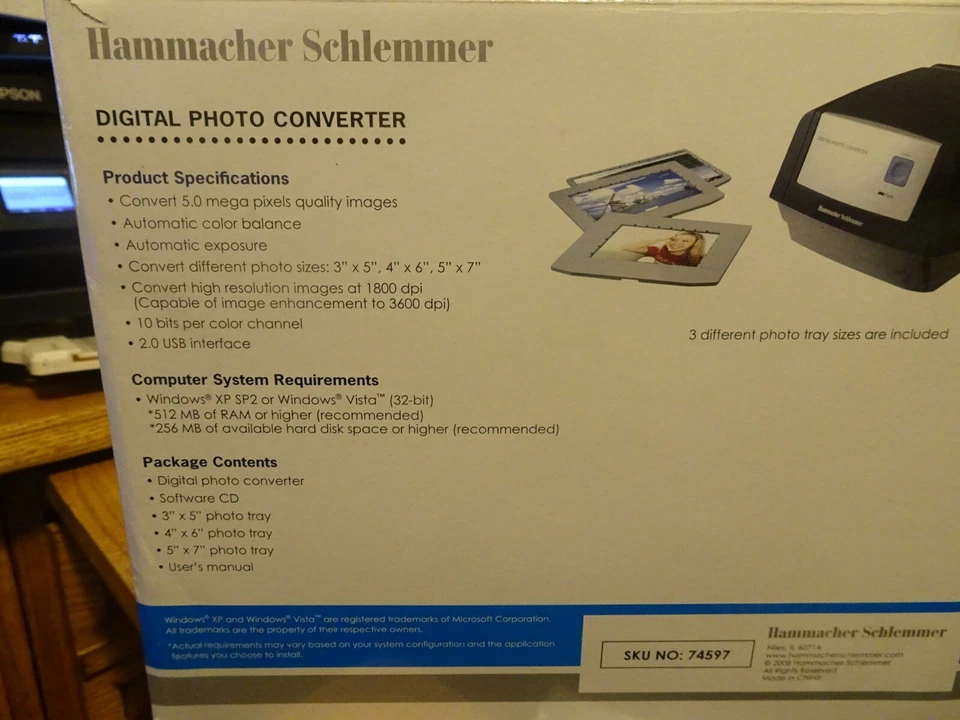 Hammacher Schlemmer Digital Photo Converter - Image 3 of 3