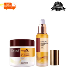 Karseell Collagen Maca Essence Repair Set Collagen Hair Mask 500ml/Maca Oil 50ml