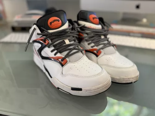 Size 7- Reebok Pump Omni Lite White/Black/Solar