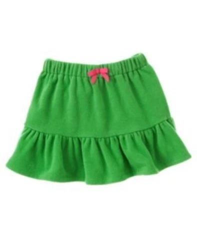 J.Crew: Girls' Tiered Ruffle Skirt In Gold Lamé For Girls