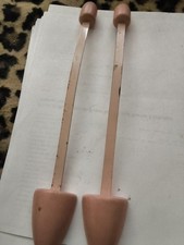These are vintage shoe stretchers also called shoe trees or shapers , typically