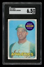 1969 Topps Set-Break #260 Reggie Jackson SGC 6.5 EX NM+