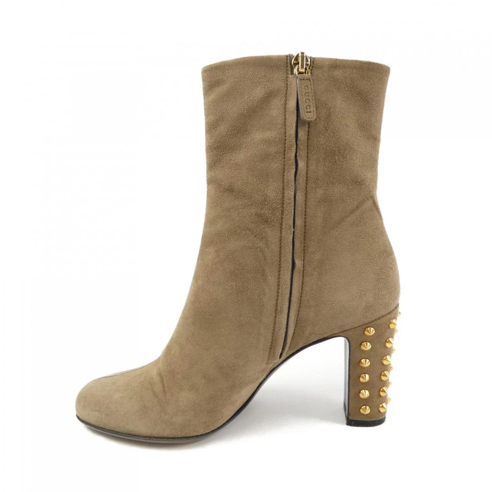 Botas femininas GUCCI tamanho 35,5 bege camurça - Imagem 2 de 4