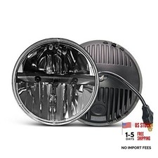 7 inch LED Headlight Round 2PCS E-MARK Approved 6000K Hi/lo Beam J004-C-pair