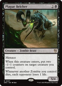 Plague Belcher #097 Commander: Aetherdrift