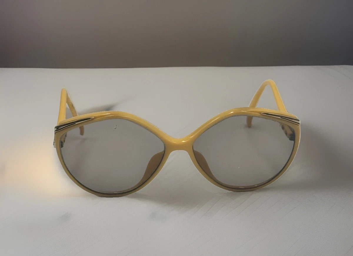 Dior Yellow Vintage Sunglasses for sale | eBay
