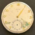 Antique Elgin Grade 546 Pocket Watch Movement Parts/Repair 10s 15j USA