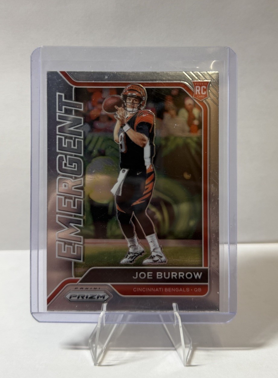 2020 Panini Prizm Joe Burrow Emergent RC Rookie #1 Bengals
