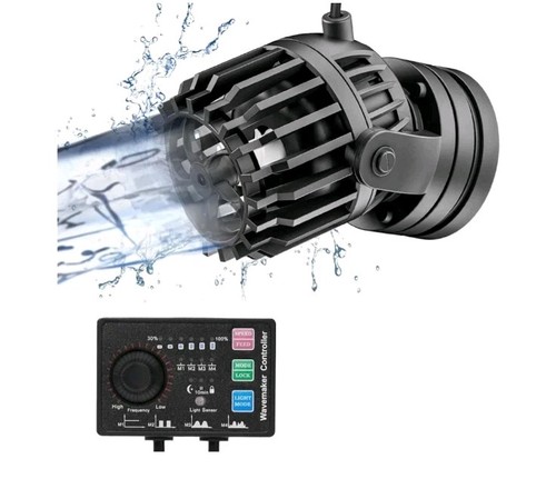 Aquarium Wave Maker Adjustable with Controller Strong Magnetic Suction Open Box
