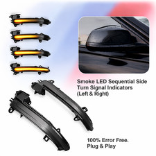 Smoked LED Sequential Side Indicators for BMW 4 Series F32 / F33 / F36 2014-2017