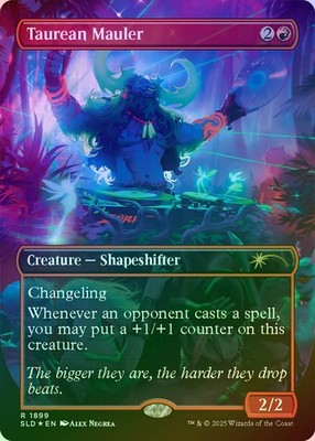 MTG Rainbow Foil Taurean Mauler Everyone's Invited Secret Lair