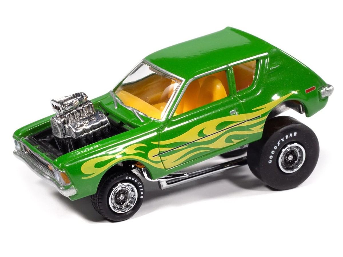 1971 AMC GREMLIN LIME GREEN ZINGER 1/64 BY JOHNNY LIGHTNING