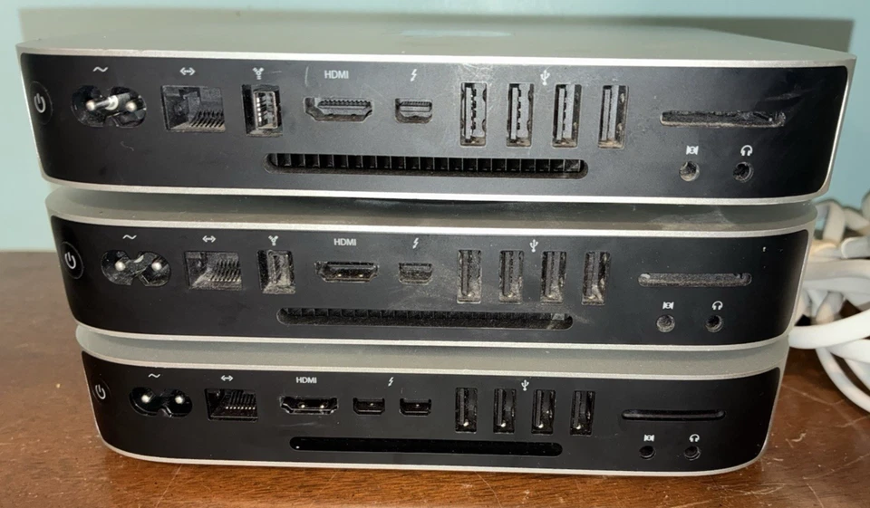 Apple Mac Mini 2012 2014 A1347 Core i5 and Core i7 Complete Tested/Good Lot of 3 - Image 4 of 4