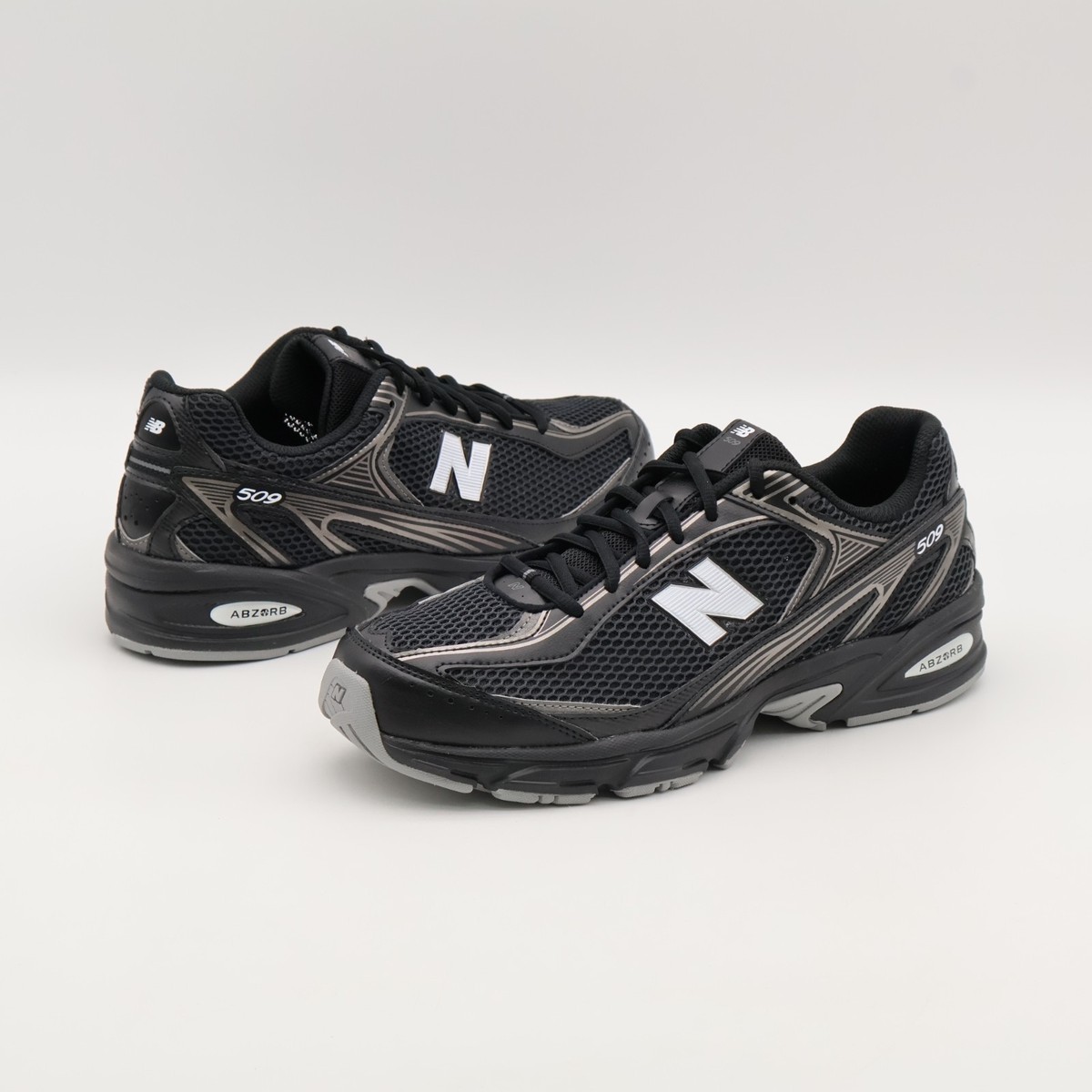 U509BS New Balance 509 Black Silver Metallic (Men's) | eBay