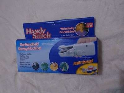 Handheld Mini Sewing Machine Portable Handy Stitch Single-Hand Operation DIY os1