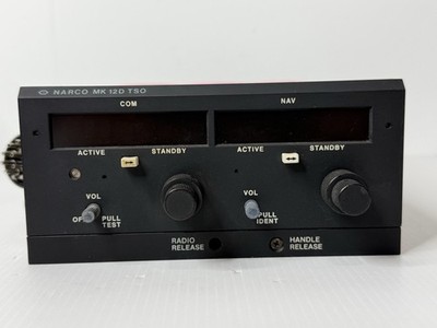 Narco MK-12D TSO NAV/COM 03118 w/o VOR/LOC (14 VDC) Bench Tested