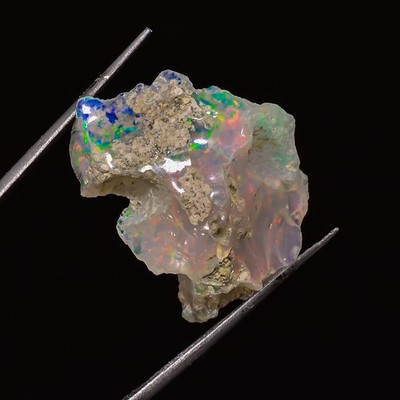 Ethiopischer Opal Roh Kristall Unbearbeitet 13,30 CT 17x22x11 mm 1 Stück Neu