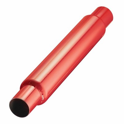Custom Chrom Cherry Bomb Auspuff Schalldämpfer/Box 2,5'' ID/12'' Länge/3,5'' rund