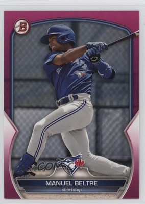 2023 Bowman Prospects Fuchsia 144/299 Manuel Beltre #BP-79 16ei