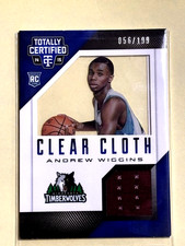 Andrew Wiggins RC Totally Certfied ClearCloth Jersey 91 SN56/199,Court Kings 101