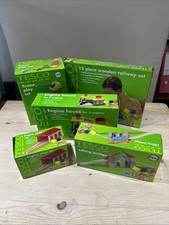 Wooden Accessories Bundle For Wooden Train Sets