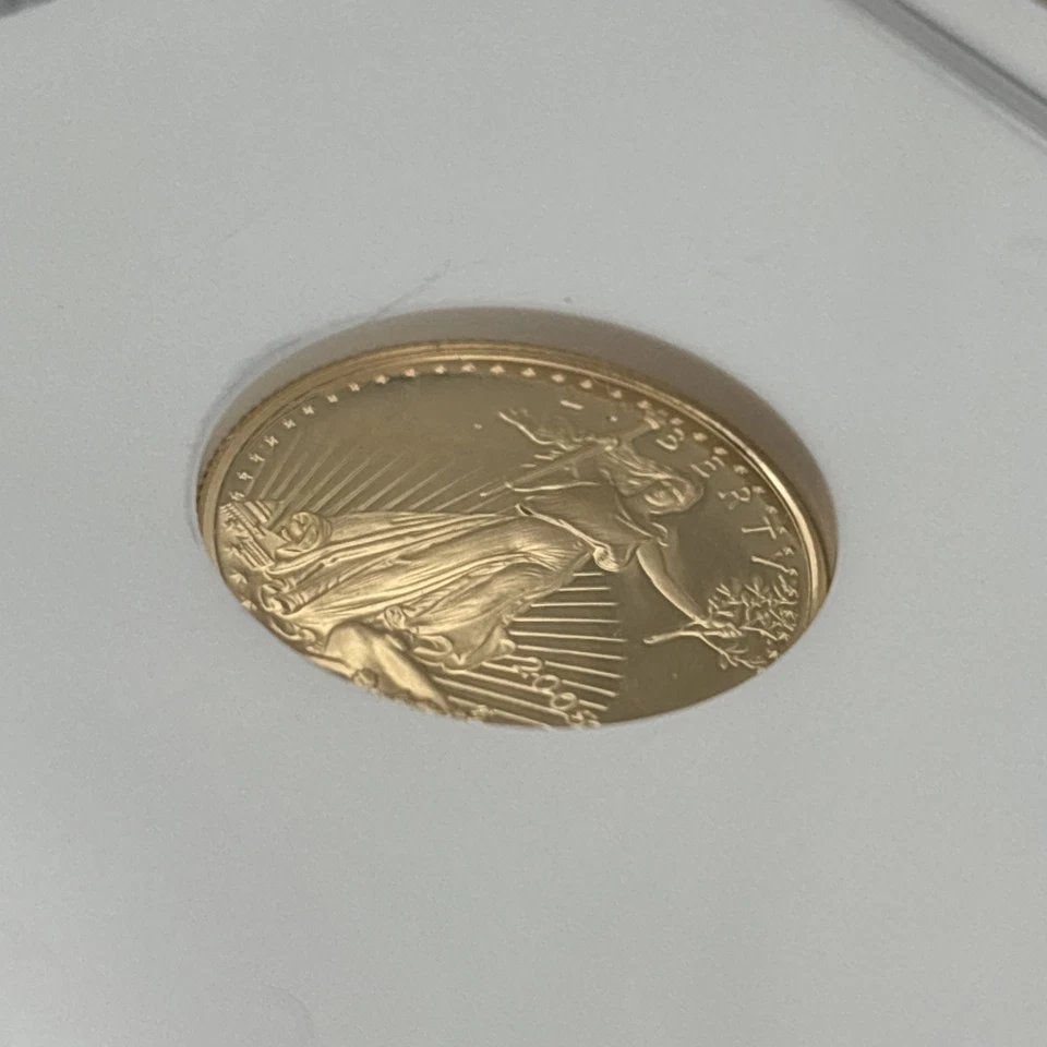 2005 1/10oz Gold Eagle Proof / NGC MS69 Ultra Cameo #1526D - Image 4 of 4