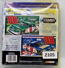 New 2008 BSI Products DALE EARNHARDT JR #88 AMP / National Guard 3 X 5 DS Flag
