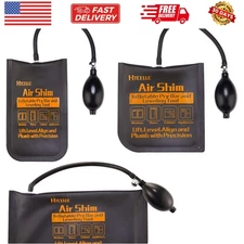 Air Wedge Bag, 3 Piece Commercial Grade Air Wedge Bag Pump Professional Level...