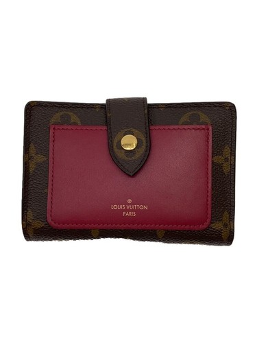 LOUIS VUITTON Wallet Monogram Brown Authentic From Japan