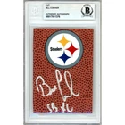 Bill Cowher Signed Football Pylon Cut Steelers Beckett BAS Slabbed Auto SB XL