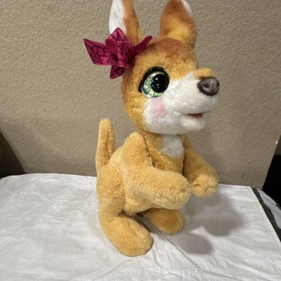 Hasbro FurReal Friends Kangaroo Plush Toy with Bow & Large Eyes 2020