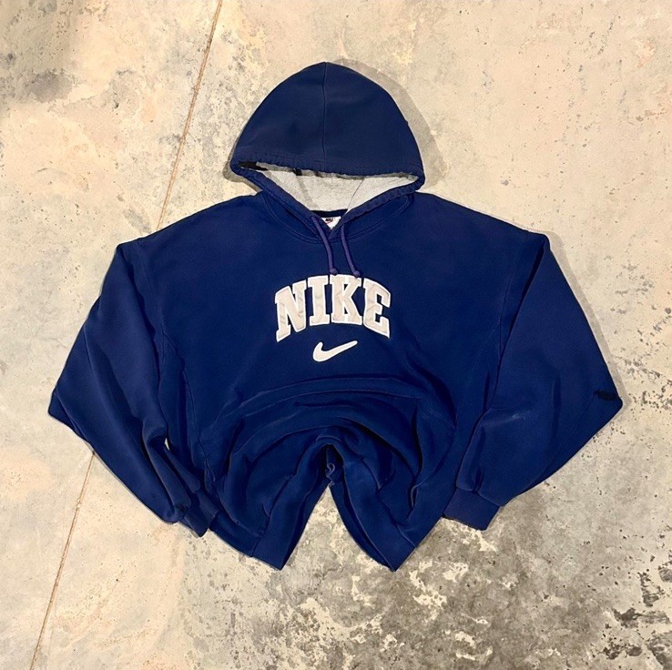 Retro 90s Nike Hoodies Vintage 90s Nike Hoodie Embroidered