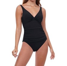 Profile By Gottex Underwired V-Neck Swimsuit Tutti Frutti Black