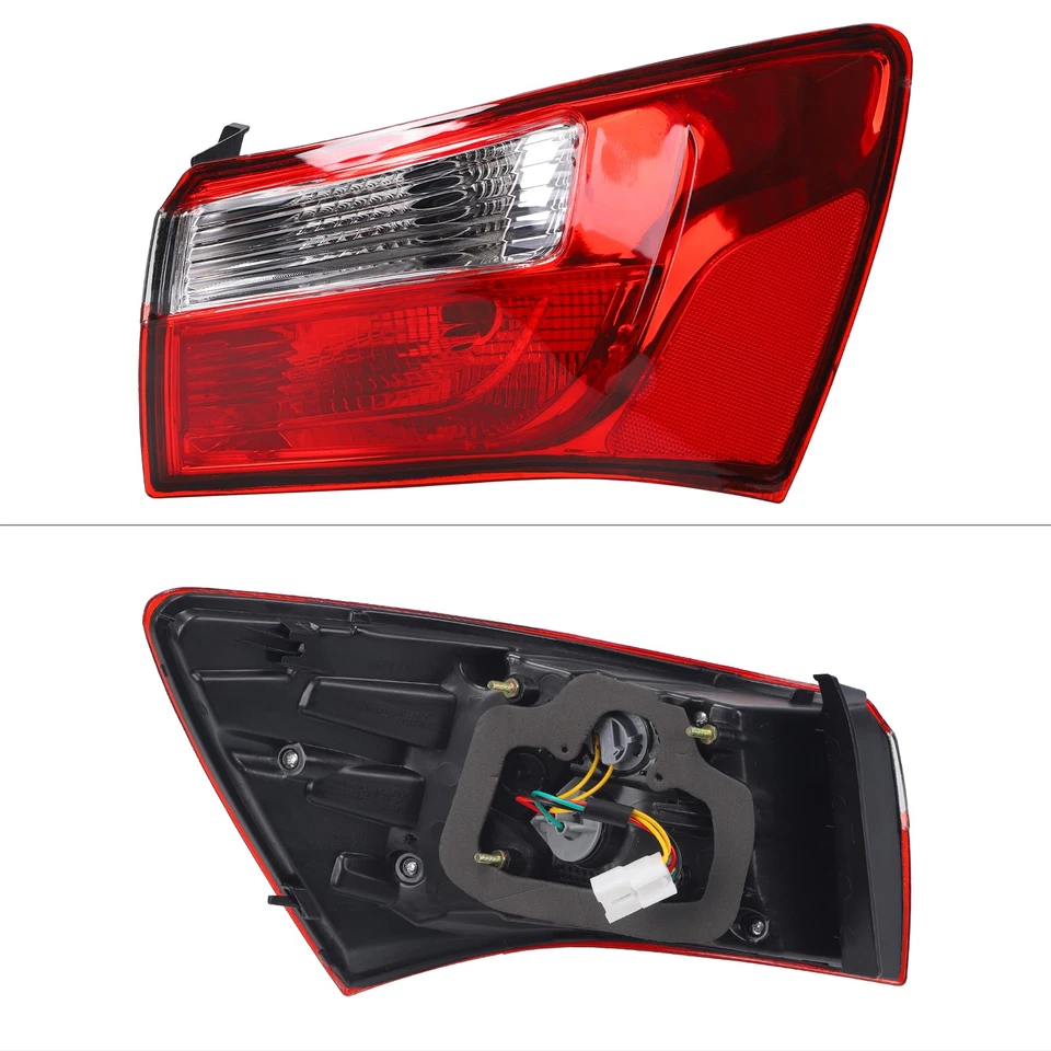 For 2012-2017 Kia Rio Tail Light Rear Brake Lamp Halogen w/Bulb Passenger Side Foto 4 de 4