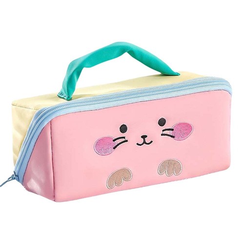 Cosmetics Storage Korean Pencil Bag Large Capacity Makeup Bag Student - Picture 13 of 15