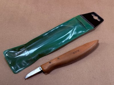 BUTZ Whittling Knife 7''  - Wood Chip Carving Knife - Germany - in Case