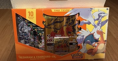 Pokemon Reshiram & Charizard gx Tag Team Premium Collection Box NEW SEALED