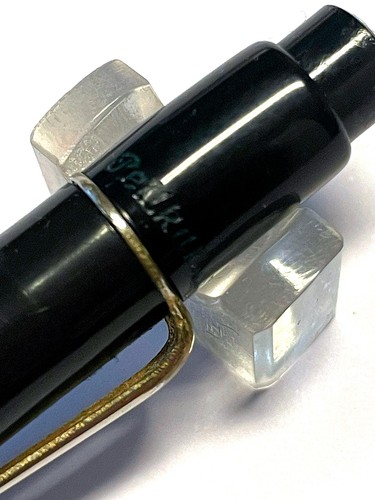Antique Pelikan Rigide Caoutchouc Crayon W/Bouton Poussoir Système, Argentine ( - Photo 3 sur 6