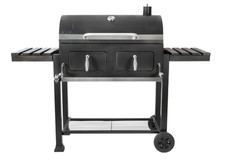 Image of XXL Charcoal BBQ Grill Smoker | Large Barrel Barbecue | Garden Outdoor Cooker
